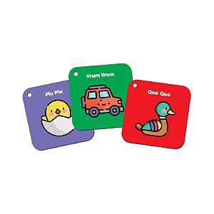 CARTOES DE CONTRASTE BABY CARD 9 A 12 MESES