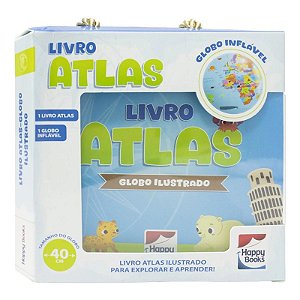 LIVRO ATLAS GLOBO ILUSTRADO
