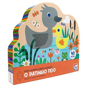 LIVRO QUEBRA CABECA ANIMADO O PATINHO FEIO