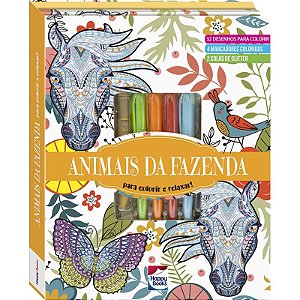 LIVRO MEU SUPERKIT BRILHANTE DE ARTETERAPIA FAZENDA