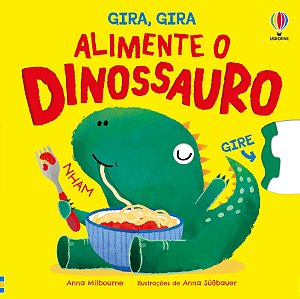 LIVRO ALIMENTE O DINOSSAURO GIRA GIRA