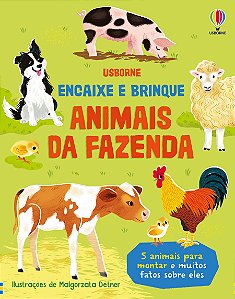 LIVRO ANIMAIS DA FAZENDA ENCAIXE E BRINQUE