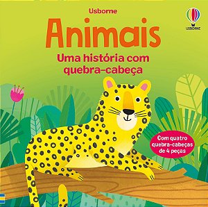 LIVRO ANIMAIS UMA HISTORIA COM QUEBRACABECA