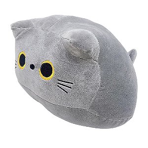 BRINQUEDO GATO DE TECIDO FOFUCHO: CINZA