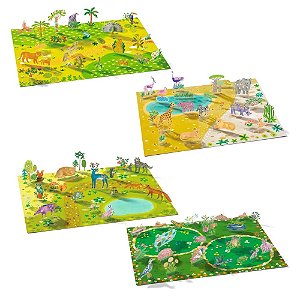ADESIVOS LIFT-UP 3D ANIMAIS SAFARI