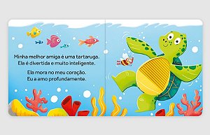 LIVRO TOQUE E SINTA MINHA MELHOR AMIGA E UMA TARTARUGA