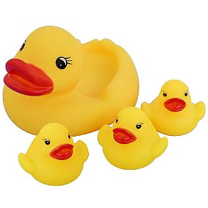 BRINQUEDO DE BANHO FAMILIA PATO