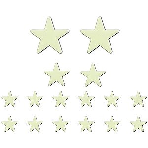ADESIVOS BRILHA NO ESCURO ESTRELAS