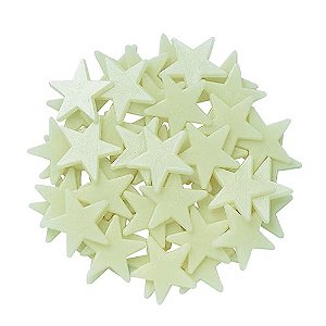 ADESIVOS BRILHA NO ESCURO MINI ESTRELAS