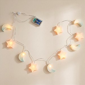 CORDAO LED ESTRELAS E LUAS