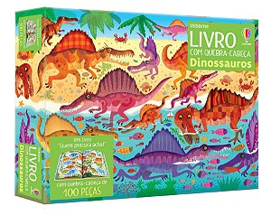 LIVRO DINOSSAUROS LIVRO COM QUEBRACABECA
