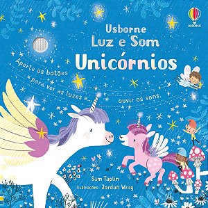 LIVRO UNICORNIOS LUZ E SOM