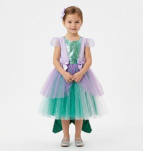 FANTASIA VESTIDO PRINCESA SEREIA