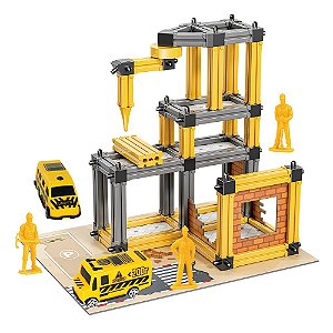 JOGO MONTE E BRINQUE 3D ESTACAO CONSTRUCAO