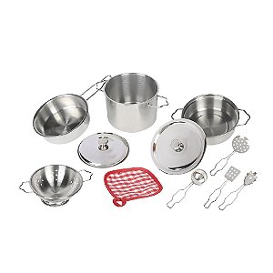KIT COZINHA INFANTIL 11PCS INOX