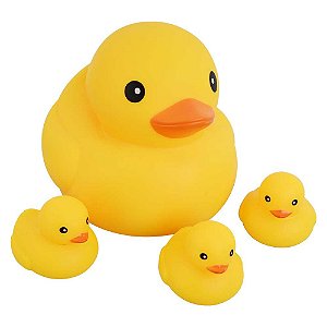 BRINQUEDO DE BANHO FAMILIA PATO