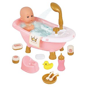 BONECA BABY LOVE HORA DO BANHO