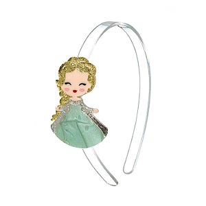 TIARA ARCO TRANSPARENTE PRINCESA GELO