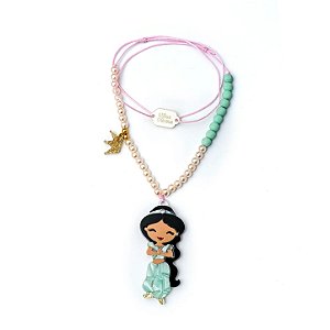 COLAR FASHION GIRL PRINCESA GENIO COM BOLINHAS