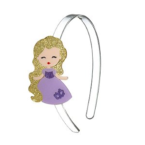TIARA ARCO TRANSPARENTE PRINCESA TRANCAS