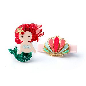 PRESILHA BICO DE PATO SEREIA VERMELHO