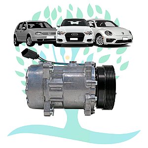 Compressor Sanden Sd7v16 Vw Golf/Audi A3 00/07