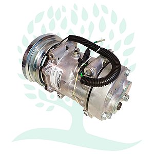 Compressor Sanden 7H15 4129U (4 Pass) Case 865B New Holland Pa Carregadeiras e Motoniveladoreas 1A  24V (Orig)