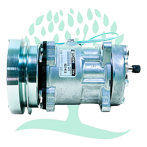 Compressor Sanden 7H15 (4479) (U4604)Maquina Case / Caterpillar D6R / 938G Polia 1A 24 Volts