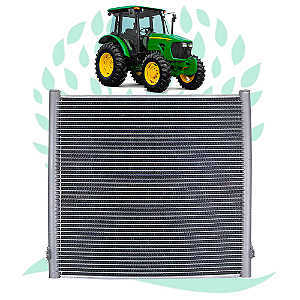 Condensador Máquina Trator John Deere 5085E/ 5090E/ 5065M/ 5075M/ 6105E/ 6120E