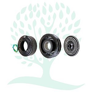 Conjunto Embreagem P/Compressor 5H14 Polia 2A 24v (imp)