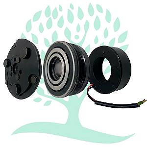 Conjunto Embreagem P/Compressor TRS90 Honda Civic 96/00 12 Volts Polia 4pk