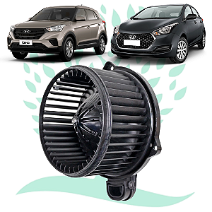 Motor Ventilador da Caixa Evaporadora Hyundai HB20 / Creta 2020> - 12 Volts
