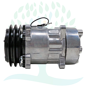 Compressor Sanden 7h15 (8 Orelhas) Canal 2A 12v Saida Hrz