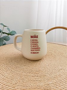 Caneca 260ml Mãe é Única