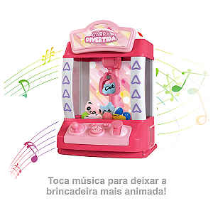 Mini Máquina Garra Divertida Pelúcia Brincar de Pegar Ursinhos