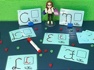 Alfabeto Manual com Setas para traçar