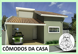 CÔMODOS DA CASA EM LIBRAS