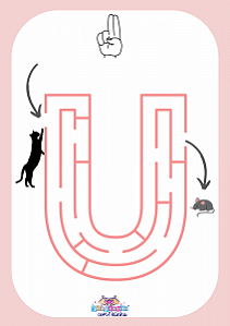 Encontre o Rato com as letras do Alfabeto Manual