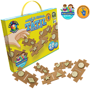 DOMINÓ DE PERCEPÇÃO TÁTIL ALTO RELEVO