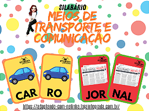 SILABÁRIO ´MEIOS DE TRANSPORTE E COMUNICAÇÃO