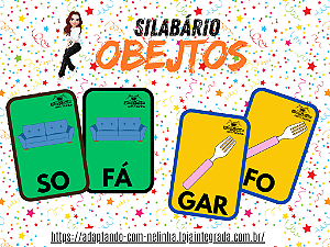 SILABÁRIO DE OBJETOS