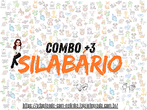 COMBO COM 3 SILABÁRIOS COM DATILOLOGIA