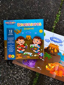 Meu Primeiro Quebra-Cabeça Gigante Dinossauro 12 PEÇAS