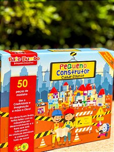 Pequeno construtor cidade gigante