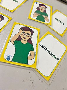 Jogo da MEMÓRIA Verbos em Libras