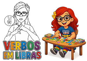 Slides Verbos em Libras - Ilustrados