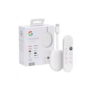 Google Tv Chromecast 4, Streaming Transforma Tv em Smart, 4k com Comando de Voz