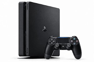 PlayStation 4 Slim 500GB Seminovo PS4 com 1 Controle