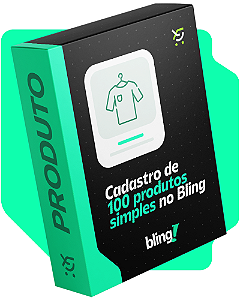 Cadastro de 100 produtos simples no Bling