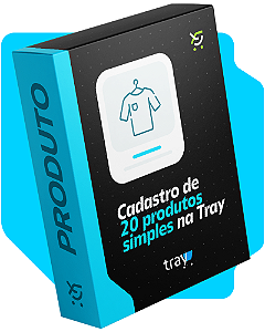Cadastro de 20 produtos simples na Tray